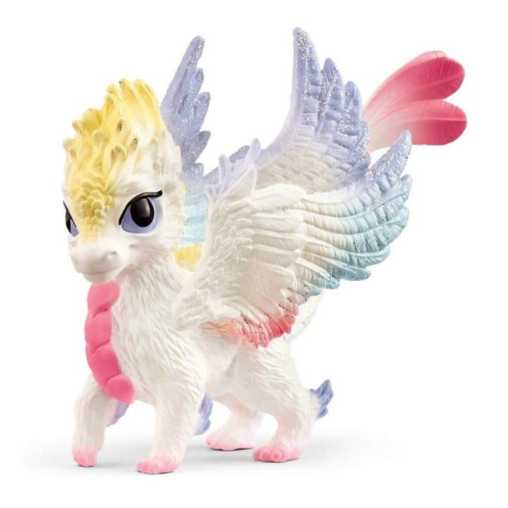 Schleich Regnbåge Baby Drake - (70825) i gruppen LEKSAKER, BARN- & BABYPRODUKTER / Leksaker / Figurer, Miniatyrer & tillbehör hos TP E-commerce Nordic AB (D15672)