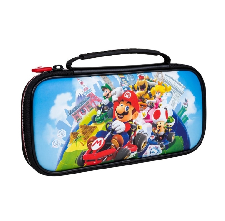 Nintendo SWITCH Deluxe resefodral Mario Kart i gruppen HEMELEKTRONIK / Spelkonsoler & Tillbehör / Nintendo Switch / Tillbehör hos TP E-commerce Nordic AB (D15705)