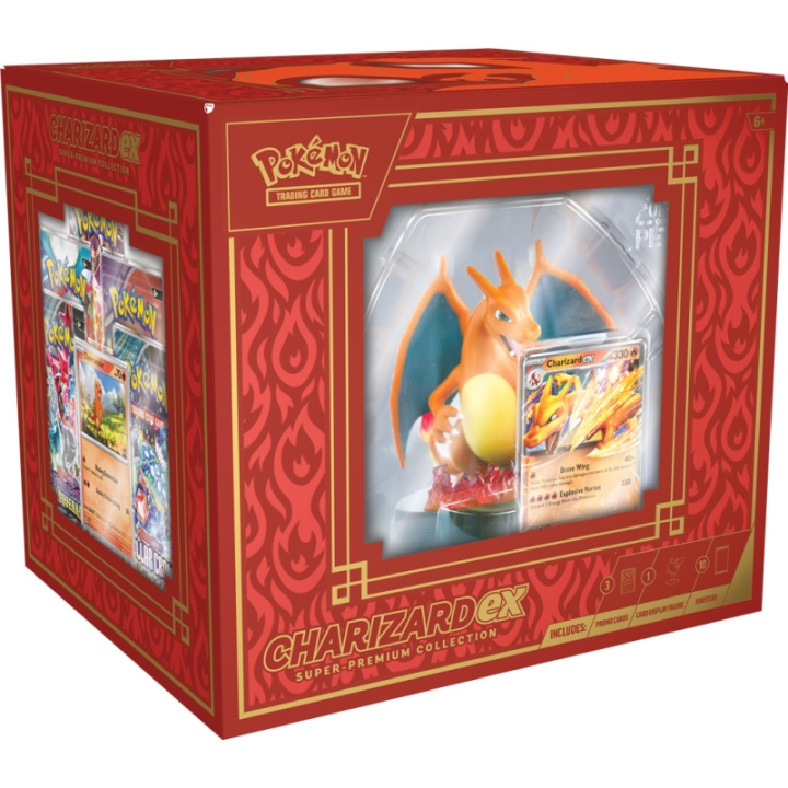 Pokémon Charizard ex Super-Premium Collection (POK11200) i gruppen LEKSAKER, BARN- & BABYPRODUKTER / Spel / Kortspel hos TP E-commerce Nordic AB (D15710)