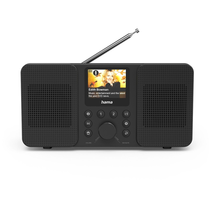 Hama Radio DAB+ FM Internet DIR10 Bluetooth Black i gruppen HEMELEKTRONIK / Ljud & Bild / Hemmabio, HiFi & Bärbart / Radio & Väckarklockor / Radio hos TP E-commerce Nordic AB (D15804)