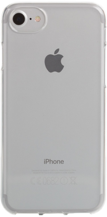 Wave silikonskydd för iPhone 6 / 6s / 7 / 8 / SE, transparent i gruppen SMARTPHONE & SURFPLATTOR / Mobilskydd / Apple / iPhone 8 / Skärmskydd hos TP E-commerce Nordic AB (D15857)