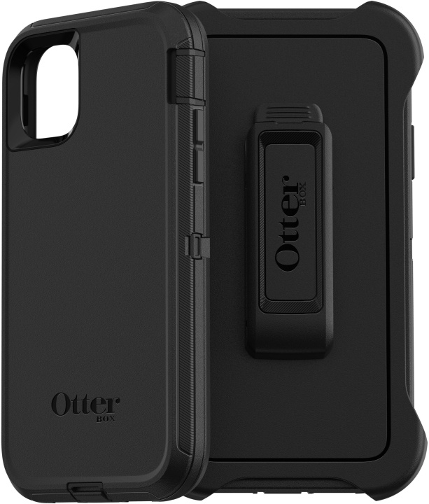 Otterbox Defender skyddsfodral, Apple iPhone 11, svart i gruppen SMARTPHONE & SURFPLATTOR / Mobilskydd / Apple / iPhone 11 hos TP E-commerce Nordic AB (D15899)