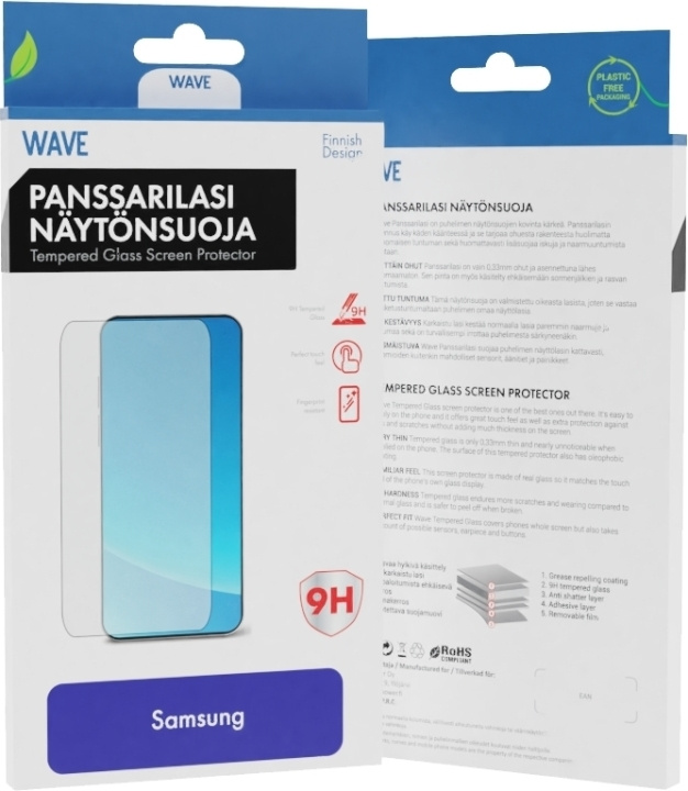 Wave pansarglas, Samsung Galaxy Xcover 5 i gruppen SMARTPHONE & SURFPLATTOR / Mobilskydd / Samsung hos TP E-commerce Nordic AB (D15961)