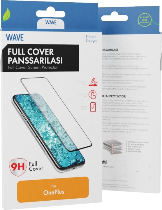 Wave Heltäckande pansarglas, OnePlus Nord CE 2 5G, svart i gruppen SMARTPHONE & SURFPLATTOR / Mobilskydd / OnePlus hos TP E-commerce Nordic AB (D16009)