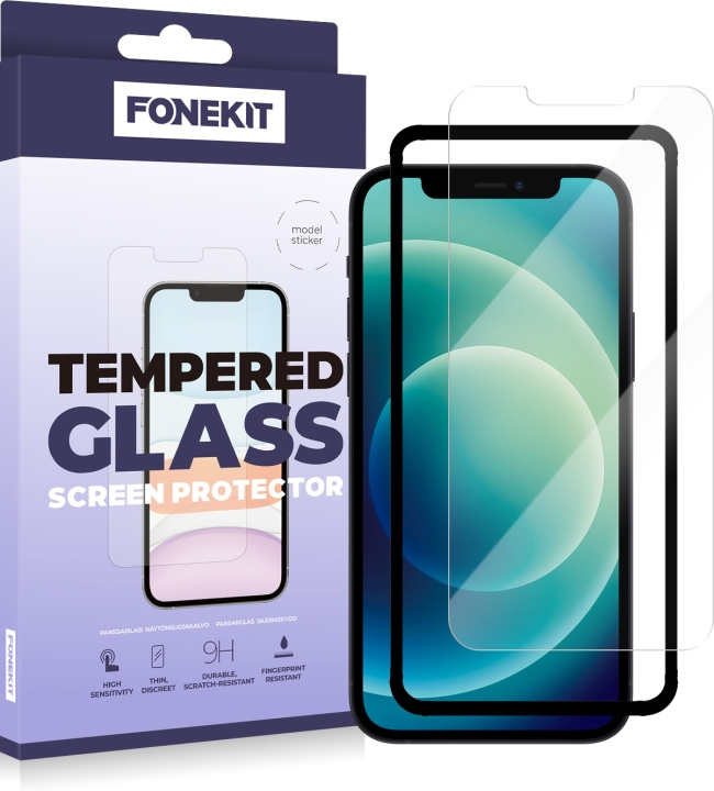 FoneKit pansarglas, iPhone 12 / 12 Pro i gruppen SMARTPHONE & SURFPLATTOR / Mobilskydd / Apple / iPhone 12 Pro Max hos TP E-commerce Nordic AB (D16027)