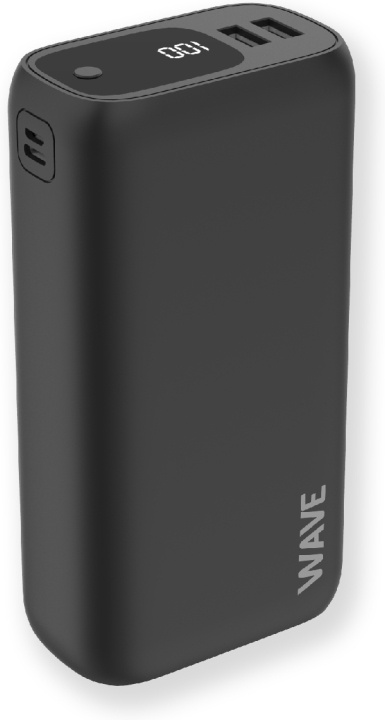 Wave Ultrapower reservkraftaggregat, 30 000 mAh, svart i gruppen SMARTPHONE & SURFPLATTOR / Laddare & Kablar / Powerbanks hos TP E-commerce Nordic AB (D16201)