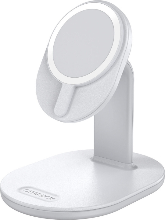 Otterbox MagSafe trådlöst laddningsbord, vitt i gruppen SMARTPHONE & SURFPLATTOR / Laddare & Kablar / Trådlösa Qi laddare hos TP E-commerce Nordic AB (D16213)