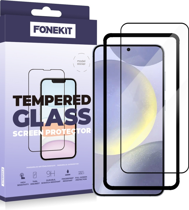 FoneKit Helskal, Samsung Galaxy S24+, svart i gruppen SMARTPHONE & SURFPLATTOR / Mobilskydd / Samsung hos TP E-commerce Nordic AB (D16264)