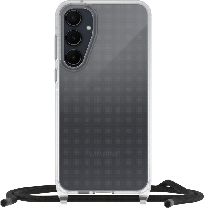 Otterbox React Necklace skyddsfodral med rem, transparent, Samsung Galaxy A55 i gruppen SMARTPHONE & SURFPLATTOR / Mobilskydd / Samsung hos TP E-commerce Nordic AB (D16376)