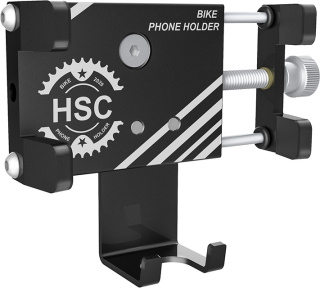 FoneKit Cykelhållare i aluminium, svart