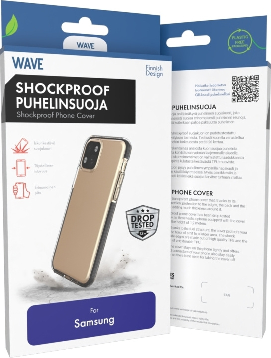 Wave Stötsäkert skyddsfodral, Samsung Galaxy A13 5G / A04s, transparent i gruppen SMARTPHONE & SURFPLATTOR / Mobilskydd / Samsung hos TP E-commerce Nordic AB (D16413)