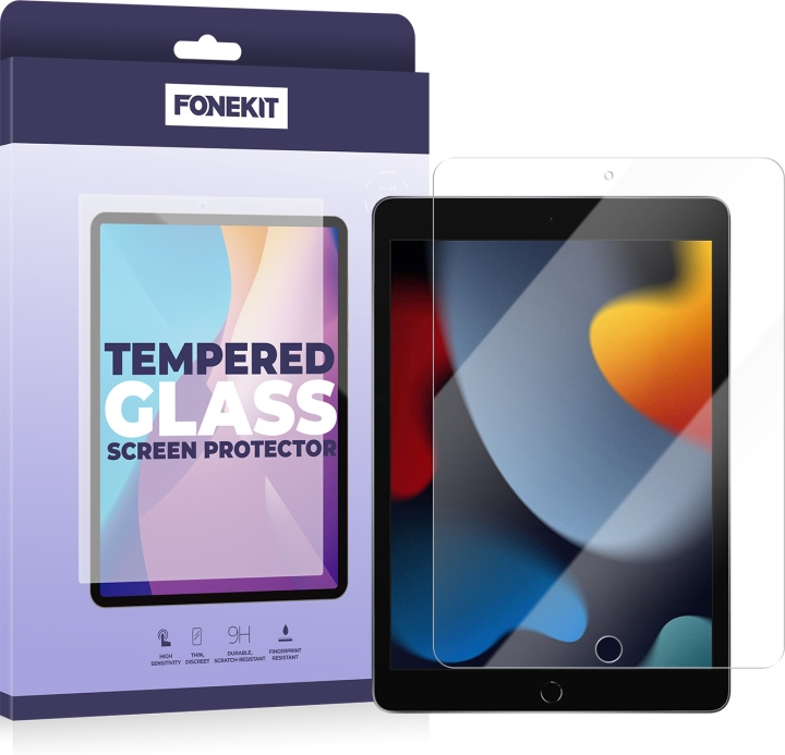 FoneKit pansarglas, iPad 7 / 8 / 9 / 10.2 (2019-21) (10,2