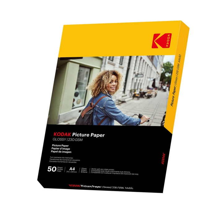 Kodak 21x29,7cm Blankt Fotopapper 230g/m² 50 Ark i gruppen HEMELEKTRONIK / Foto & Video / Fotoutrustning / Övrigt hos TP E-commerce Nordic AB (D16444)