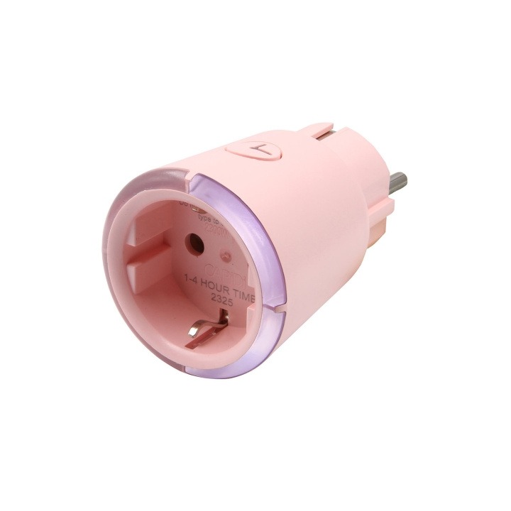 CAPiDi Säkerhetstimer 1-4h Rosa i gruppen HEM, HUSHÅLL & TRÄDGÅRD / El & Belysning / Timers hos TP E-commerce Nordic AB (D16457)