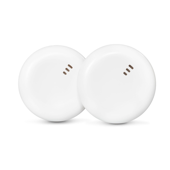 CAPiDi Brandvarnare 2-pack Vit i gruppen HEM, HUSHÅLL & TRÄDGÅRD / Larm & Säkerhet / Brand, rök, gas / Brandvarnare hos TP E-commerce Nordic AB (D16464)