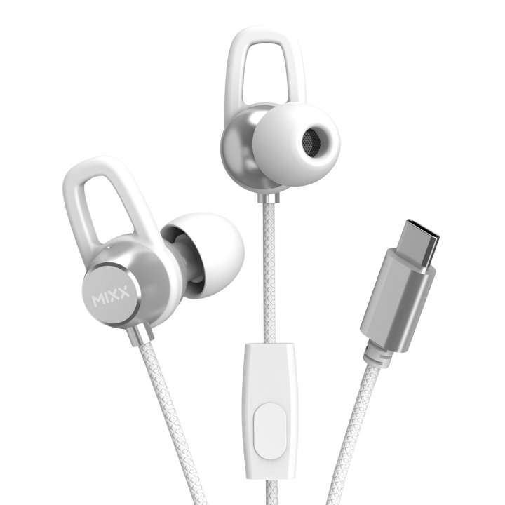 MIXX Hörlur Soundport USB-C In-Ear Trådbunden Vit i gruppen HEMELEKTRONIK / Ljud & Bild / Hörlurar & Tillbehör / Hörlurar hos TP E-commerce Nordic AB (D16473)