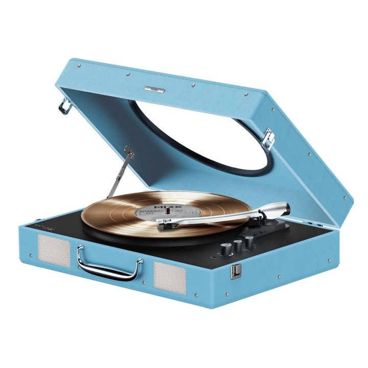 MIXX Vinylskivspelare Revival 65 Stereo Blå i gruppen HEMELEKTRONIK / Ljud & Bild / Hemmabio, HiFi & Bärbart / Kompaktstereo & Skivspelare hos TP E-commerce Nordic AB (D16480)