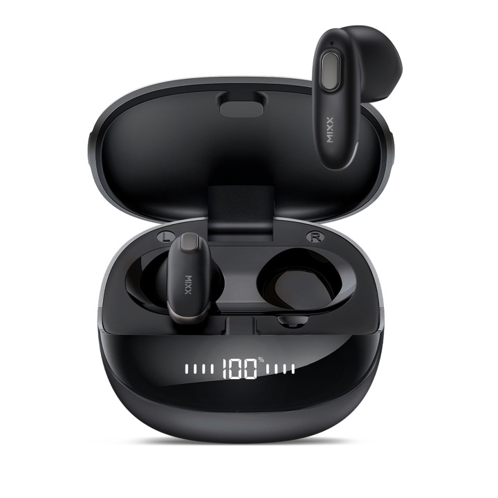 MIXX Hörlur Hybrid Charge 2 In-Ear Tws Qi Trådlös Svart i gruppen HEMELEKTRONIK / Ljud & Bild / Hörlurar & Tillbehör / Hörlurar hos TP E-commerce Nordic AB (D16483)