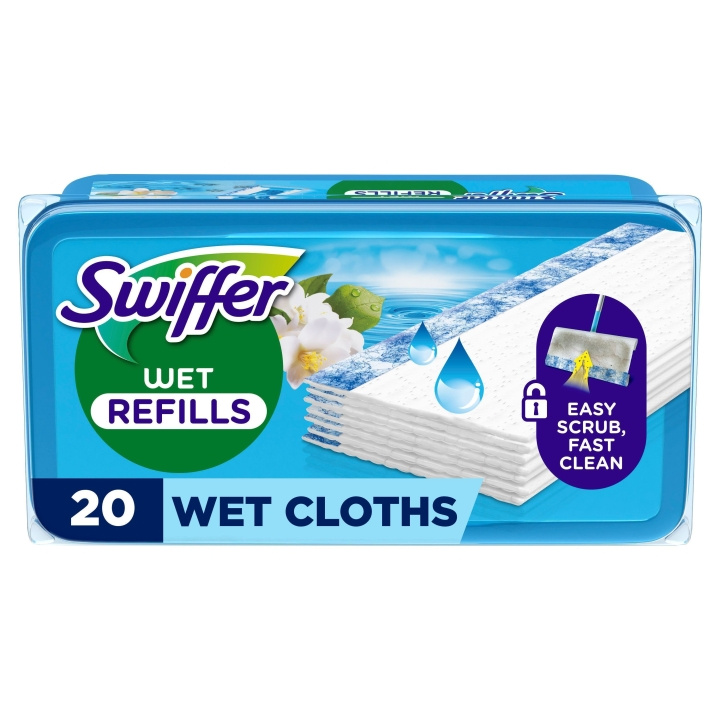 Swiffer Rengöringsdukar för golv, 20st Morning Fresh i gruppen HEM, HUSHÅLL & TRÄDGÅRD / Städprodukter / Övriga städtillbehör hos TP E-commerce Nordic AB (D16495)