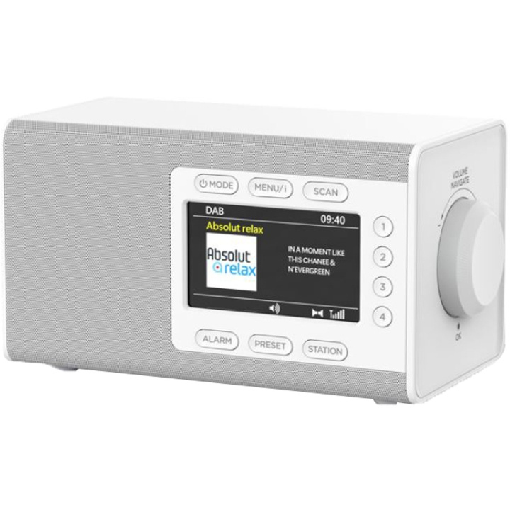 Soundmaster Bordsradio Färg-display Förvalsknappar DAB900WE Vit i gruppen HEMELEKTRONIK / Ljud & Bild / Hemmabio, HiFi & Bärbart / Radio & Väckarklockor / Radio hos TP E-commerce Nordic AB (D16544)