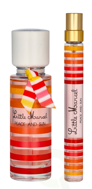 Little Marcel Peace And Sun Giftset 40 ml Edp Spray 30ml/Edp 10ml i gruppen SKÖNHET & HÄLSA / Presentkit / Presentkit För Henne hos TP E-commerce Nordic AB (D16598)
