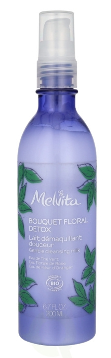 Melvita Bouquet Floral Detox Gentle Cleansing Milk 200 ml i gruppen SKÖNHET & HÄLSA / Hudvård / Ansiktsvård / Rengöring hos TP E-commerce Nordic AB (D16621)