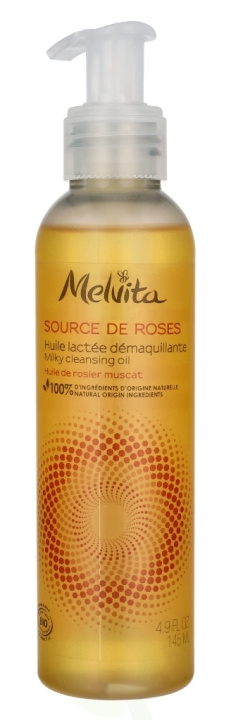 Melvita Source De Roses Milky Cleansing Oil 145 ml i gruppen SKÖNHET & HÄLSA / Hudvård / Ansiktsvård / Rengöring hos TP E-commerce Nordic AB (D16636)