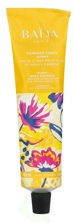 Baija Paris Baija Body Ointment Sunny - Organic Lemon Water And Apricot Kernel Oil 100 ml i gruppen SKÖNHET & HÄLSA / Hudvård / Kroppsvård / Body lotion hos TP E-commerce Nordic AB (D16656)