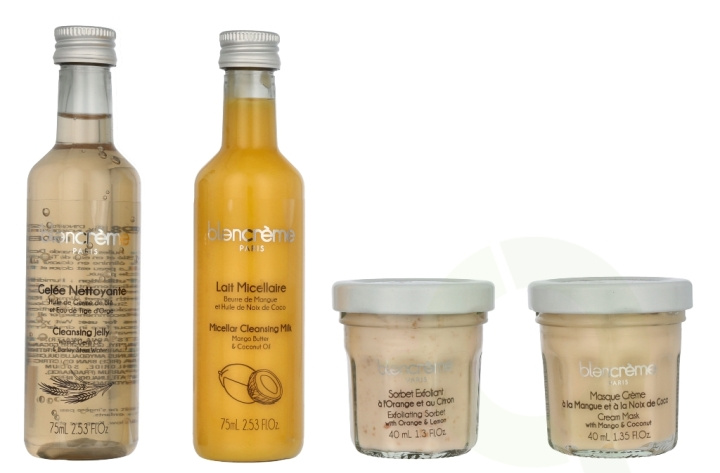Blancreme Hydration Routine Set 230 ml Micellar Cleansing Milk 75ml/Cleansing Jelly 75ml/Cream Mask 40ml/Exfoliating Sorbet 40ml i gruppen SKÖNHET & HÄLSA / Presentkit / Presentkit För Henne hos TP E-commerce Nordic AB (D16663)