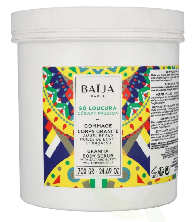 Baija Paris Baija So Loucura Body Scrub Citron Passion Fruit 700 g i gruppen SKÖNHET & HÄLSA / Hudvård / Ansiktsvård / Skrubb / Peeling hos TP E-commerce Nordic AB (D16687)