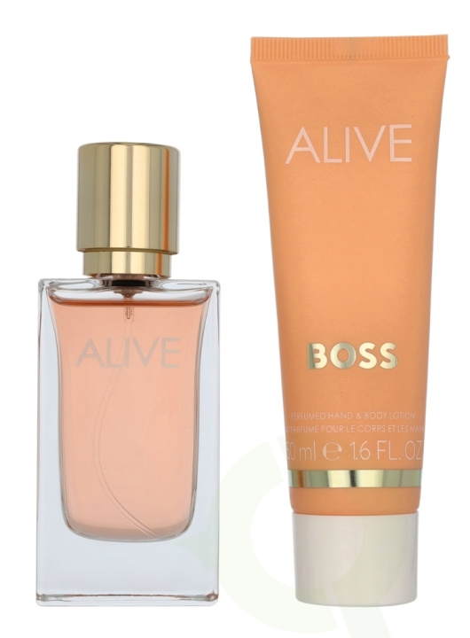Hugo Boss Alive Giftset 80 ml Edp Spray 30ml/Hand & Body Lotion 50ml i gruppen SKÖNHET & HÄLSA / Doft & Parfym / Parfym / Parfym för henne hos TP E-commerce Nordic AB (D16708)