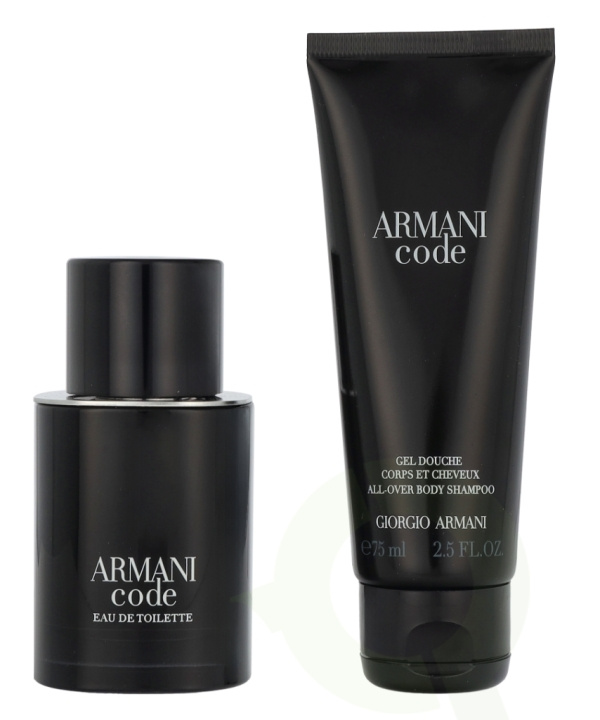 Armani Code Pour Homme Giftset 125 ml Edt Spray 50ml/Shower Gel 75ml i gruppen SKÖNHET & HÄLSA / Presentkit / Presentkit För Honom hos TP E-commerce Nordic AB (D16712)