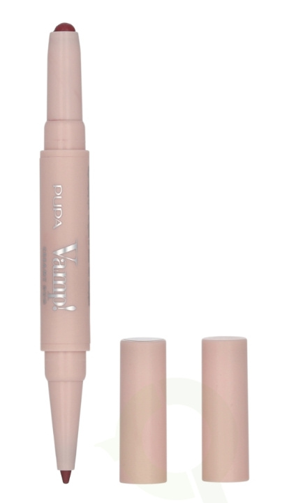 Pupa Milano Pupa Vamp! Creamy Duo Lip Pencil 1 g #008 Vintage Rose / Lipstick 0,8g / Pencil 0,2g i gruppen SKÖNHET & HÄLSA / Makeup / Läppar / Läppenna hos TP E-commerce Nordic AB (D16736)
