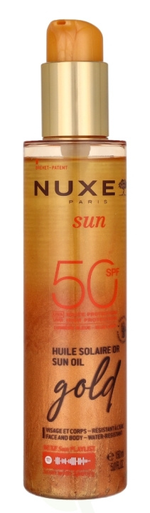 Nuxe Sun High Protection Gold Sun Oil SPF50 150 ml i gruppen SKÖNHET & HÄLSA / Hudvård / Solskydd & Tanning / Solskydd hos TP E-commerce Nordic AB (D16739)