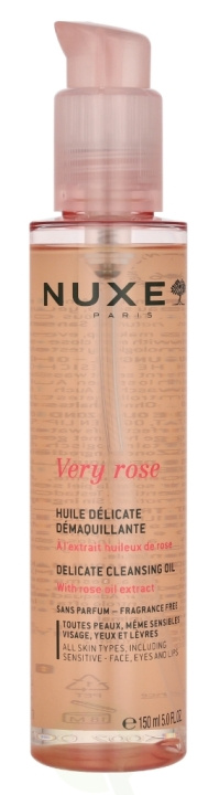 Nuxe Very Rose Gentle Cleansing Oil 150 ml i gruppen SKÖNHET & HÄLSA / Hudvård / Ansiktsvård / Rengöring hos TP E-commerce Nordic AB (D16741)