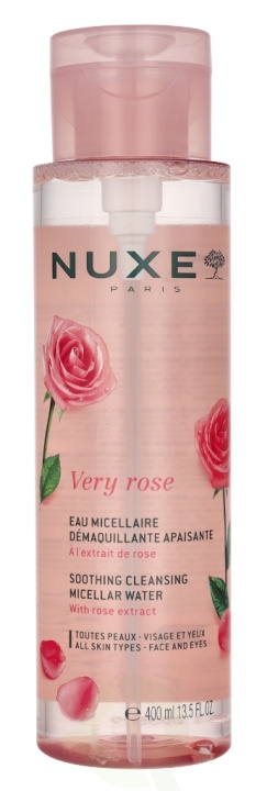 Nuxe Very Rose Soothing Cleansing Micellar Water 400 ml i gruppen SKÖNHET & HÄLSA / Hudvård / Ansiktsvård / Rengöring hos TP E-commerce Nordic AB (D16742)