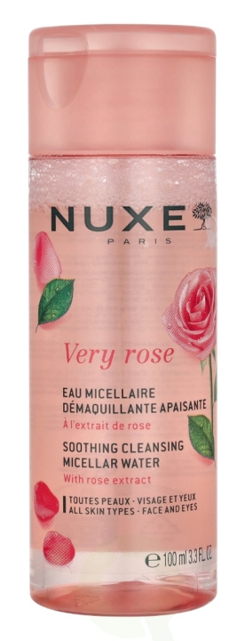 Nuxe Very Rose Soothing Micellar Water 100 ml i gruppen SKÖNHET & HÄLSA / Hudvård / Ansiktsvård / Rengöring hos TP E-commerce Nordic AB (D16747)
