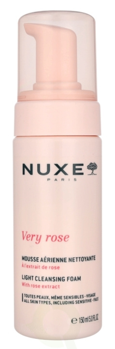 Nuxe Very Rose Light Cleansing Foam 150 ml i gruppen SKÖNHET & HÄLSA / Hudvård / Ansiktsvård / Rengöring hos TP E-commerce Nordic AB (D16758)