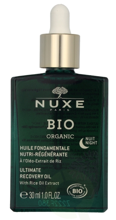Nuxe Bio Organic Rice Oil Extract Recovery Oil 30 g i gruppen SKÖNHET & HÄLSA / Hudvård / Ansiktsvård / Ansiktsolja hos TP E-commerce Nordic AB (D16762)