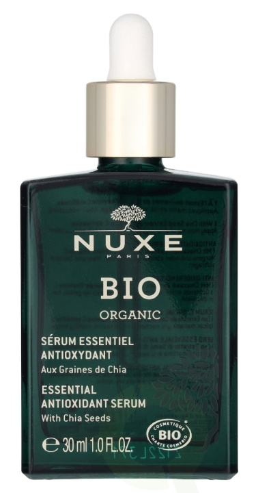 Nuxe Bio Organic Chia Seeds Essential Antioxidant Serum 30 g i gruppen SKÖNHET & HÄLSA / Hudvård / Ansiktsvård / Serum Hud hos TP E-commerce Nordic AB (D16763)