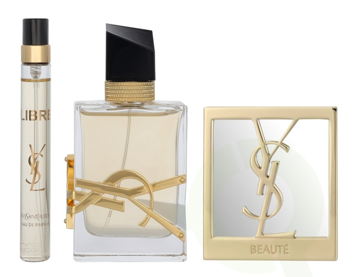Yves Saint Laurent YSL Libre Giftset 60 ml Edp Spray 50ml/Edp Spray 10ml/Mirror i gruppen SKÖNHET & HÄLSA / Presentkit / Presentkit För Henne hos TP E-commerce Nordic AB (D16764)
