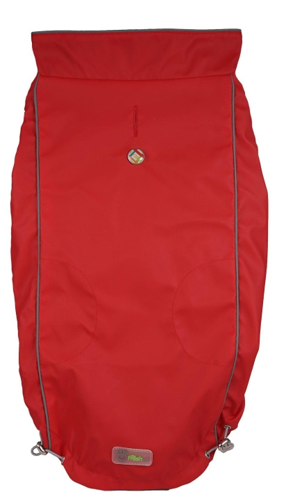 Canada Pooch GO FRESH PET - Vändbar regnjacka Scarlet Red Xs 29Cm - (632.7012) i gruppen HEM, HUSHÅLL & TRÄDGÅRD / Djurtillbehör / Hund hos TP E-commerce Nordic AB (D16844)