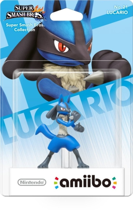 Amiibo Nintendo Amiibo Figurine Lucario i gruppen HEMELEKTRONIK / Spelkonsoler & Tillbehör / Nintendo Switch / Tillbehör hos TP E-commerce Nordic AB (D16870)