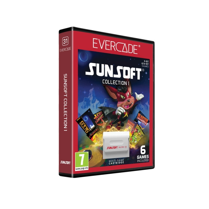 Blaze Evercade Sunsoft samling 1 i gruppen HEMELEKTRONIK / Spelkonsoler & Tillbehör / Övriga spel & tillbehör hos TP E-commerce Nordic AB (D16876)