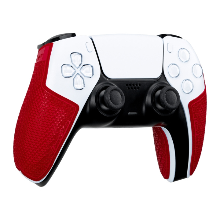 LIZARD SKINS DSP-handkontrollgrepp för PlayStation 5 - Crimson Red i gruppen HEMELEKTRONIK / Spelkonsoler & Tillbehör / Sony PlayStation 5 hos TP E-commerce Nordic AB (D16898)