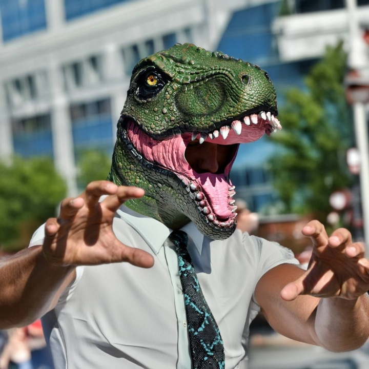 MikaMax Dinosaurie-mask i gruppen LEKSAKER, BARN- & BABYPRODUKTER / Leksaker / Maskeradkläder hos TP E-commerce Nordic AB (D16900)