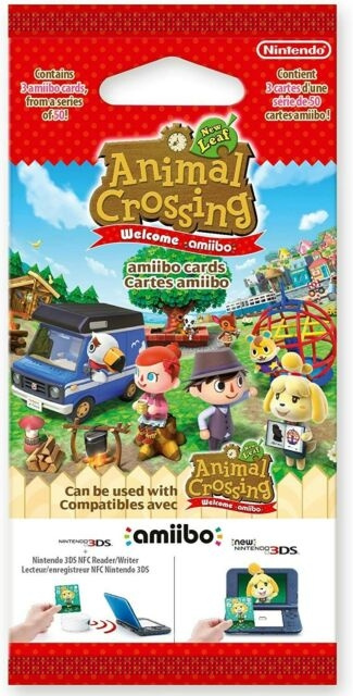 NACON Animal Crossing New Leaf: Välkommen amiibo! - Amiibo-kort (3st) i gruppen HEMELEKTRONIK / Spelkonsoler & Tillbehör / Nintendo Switch / Tillbehör hos TP E-commerce Nordic AB (D16901)