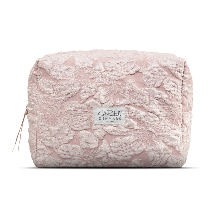 Karen Necessär - Rosa brokad i gruppen HEM, HUSHÅLL & TRÄDGÅRD / Badrum / Necessärer hos TP E-commerce Nordic AB (D16907)