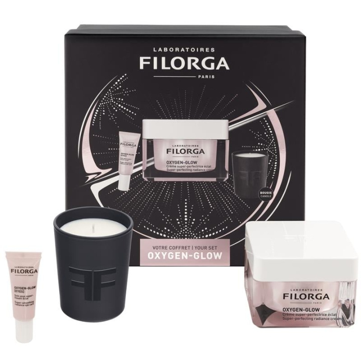 Filorga Oxygen Glow presentförpackning i gruppen SKÖNHET & HÄLSA / Doft & Parfym / Övrig doft / Doftljus hos TP E-commerce Nordic AB (D16913)