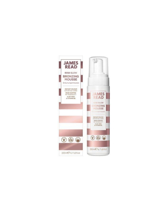 James Read Rose Glow Bronzing Mousse - 200 ml i gruppen SKÖNHET & HÄLSA / Hår & Styling / Hårvårdsprodukter / Balsam hos TP E-commerce Nordic AB (D16943)